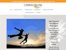 Tablet Screenshot of caringonline.com